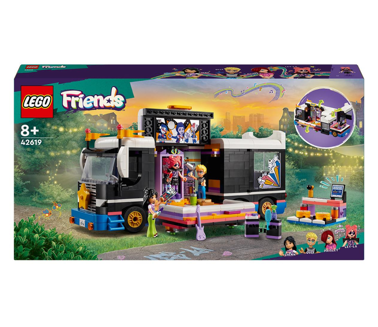 LEGO Friends 42619 Autobus koncertowy gwiazdy popu