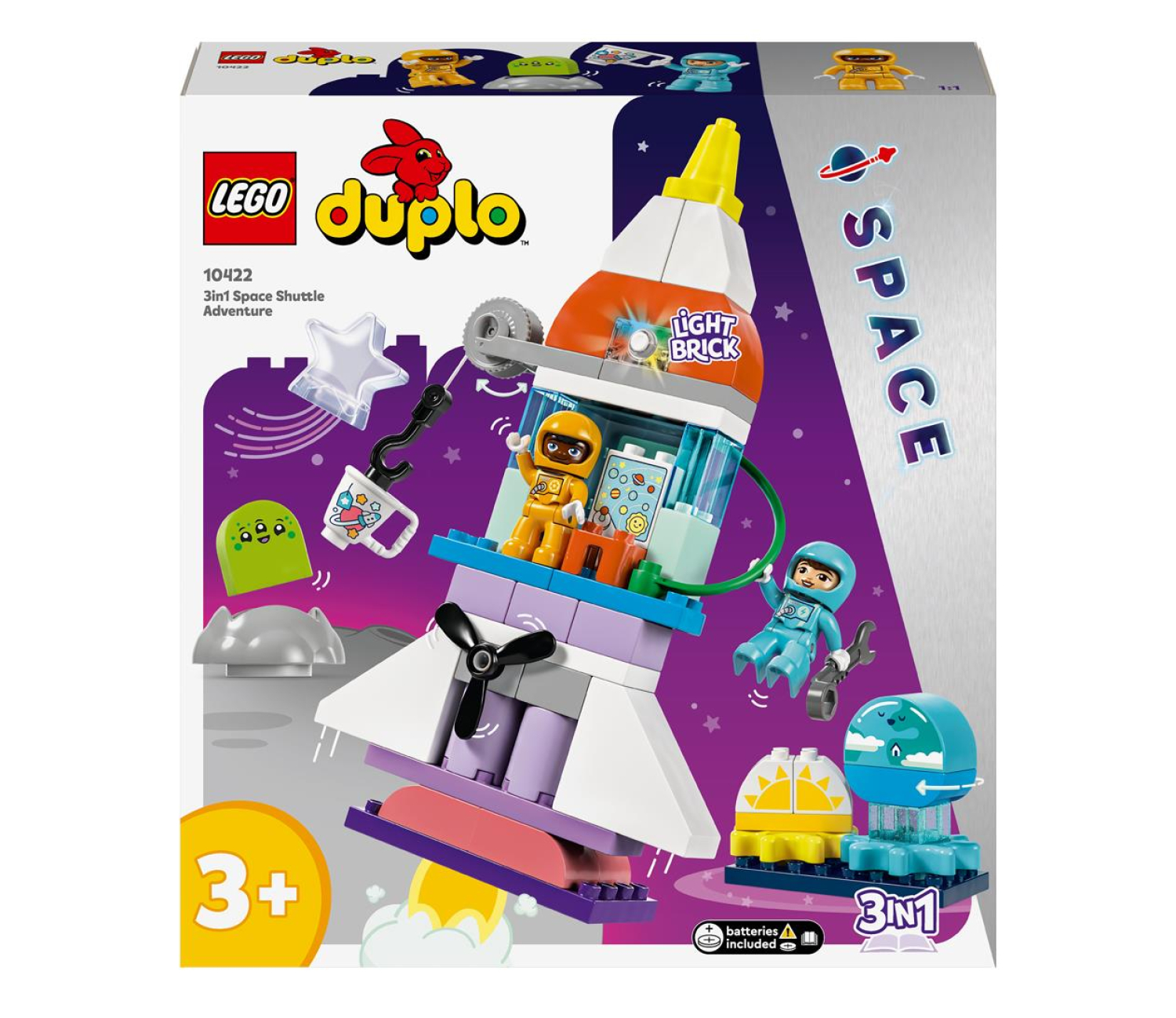 LEGO DUPLO 10422 Przygoda w promie kosmicznym 3 w 1