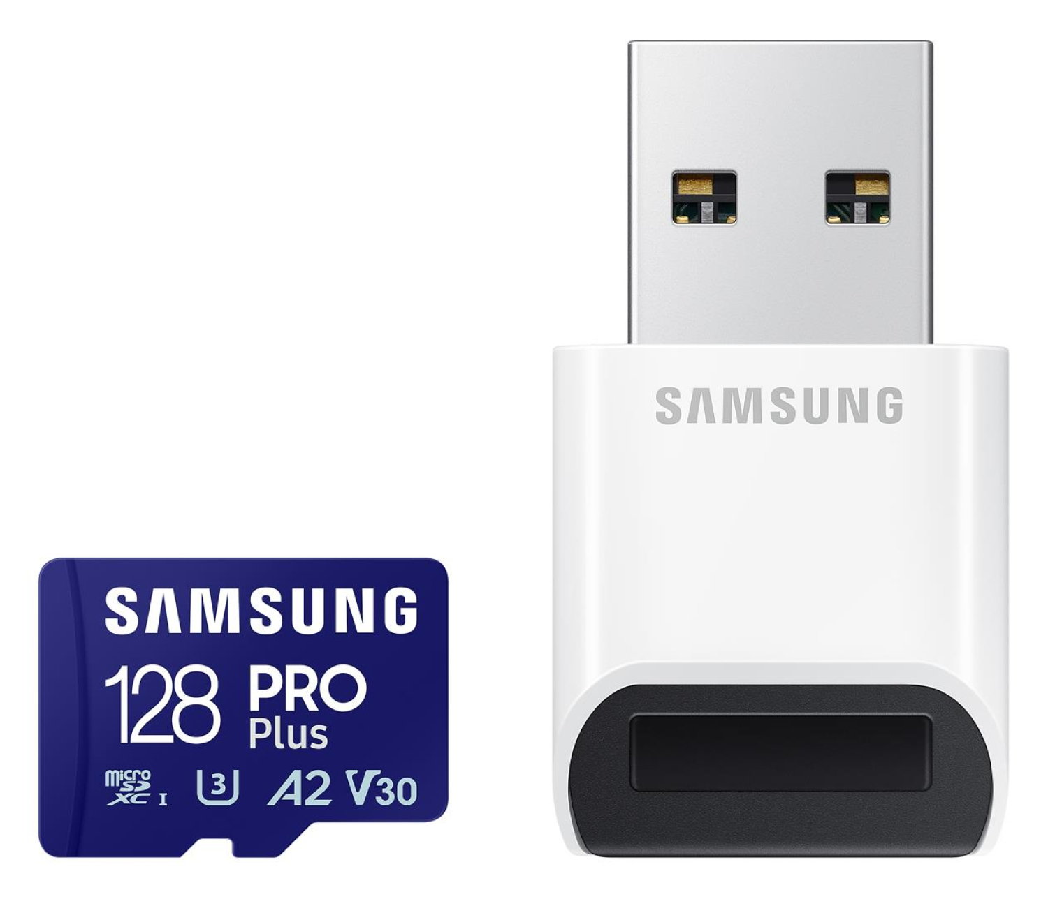 Samsung 128GB microSDXC PRO Plus 180MB/s z czytnikiem (2023)