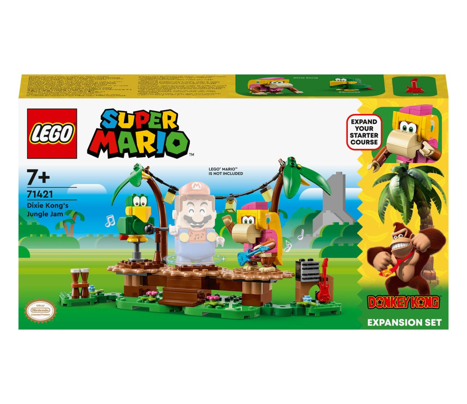 LEGO Super Mario 71421 Dżunglowy koncert Dixie Kong - rozsz.