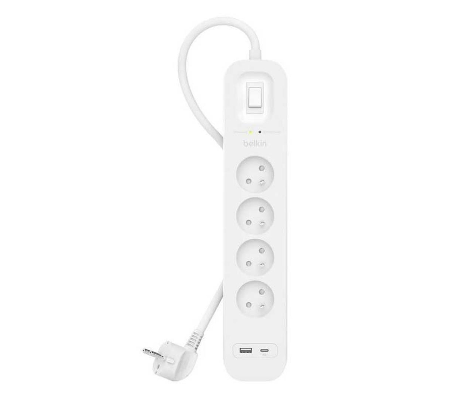 Belkin SRB001CA2M 4 gniazda 2m Biały