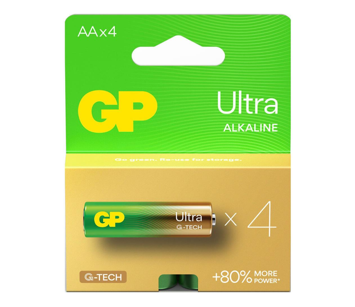 Baterie alkaliczne GP Ultra Alkaline 15AU21-SB4 4 szt.