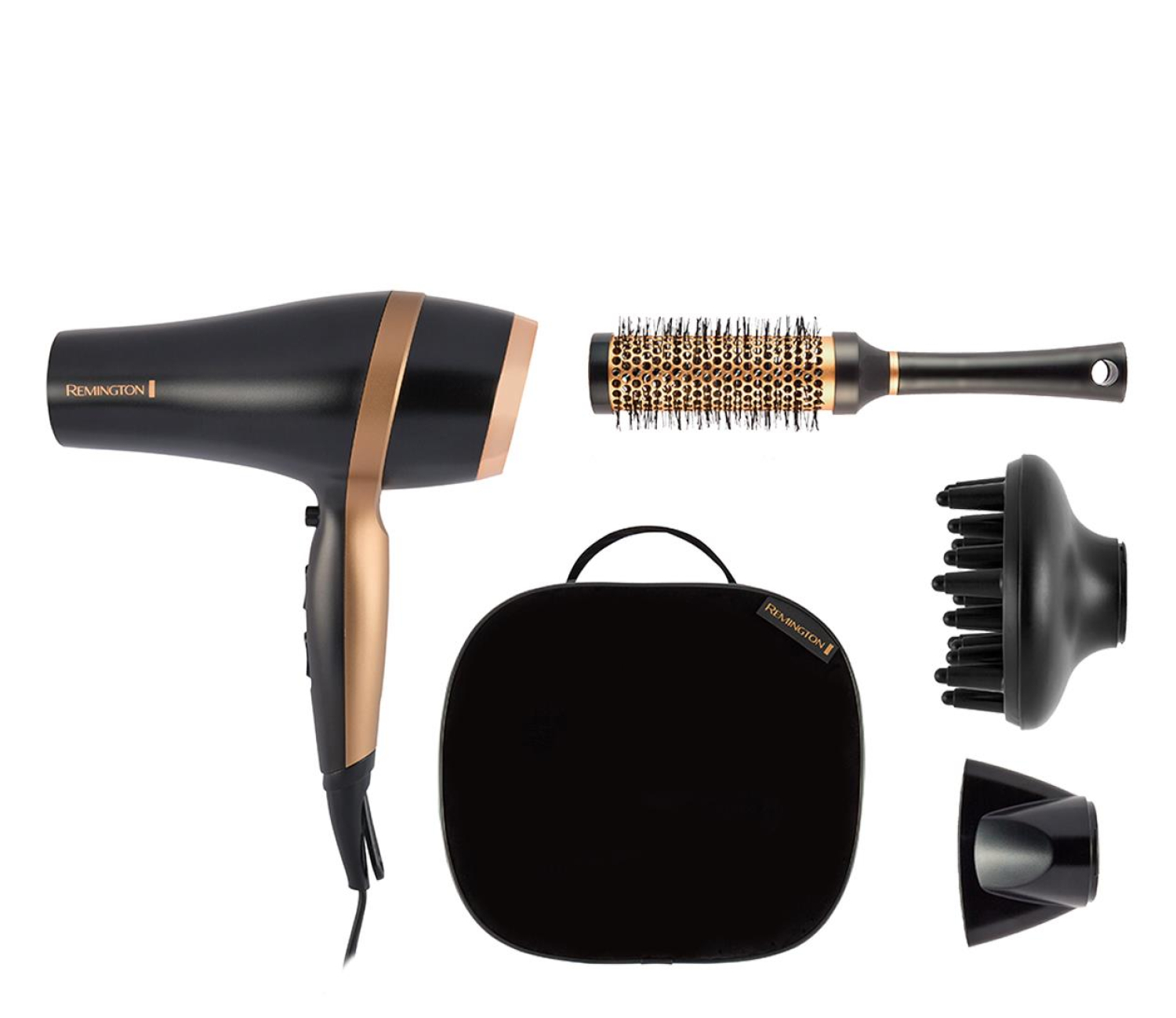 Remington Zestaw suszarka + szczotka D6960GP