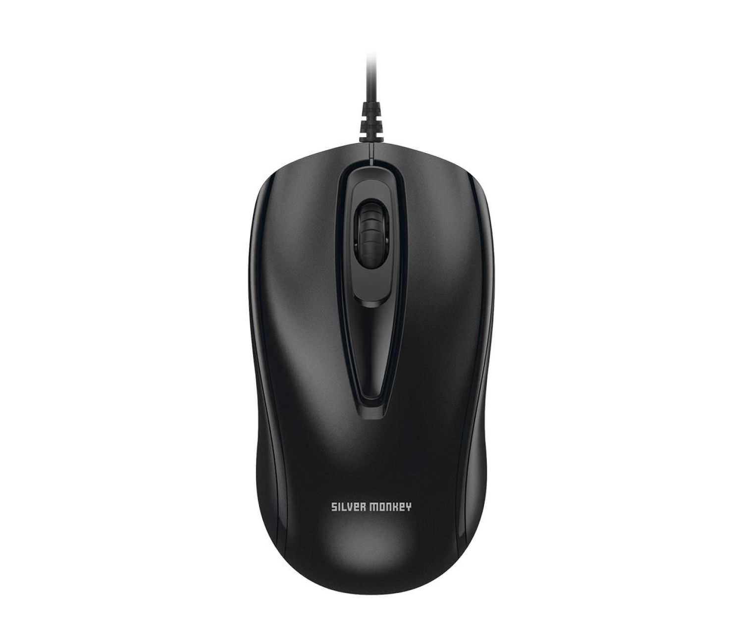 Silver Monkey Wired Optical Mouse