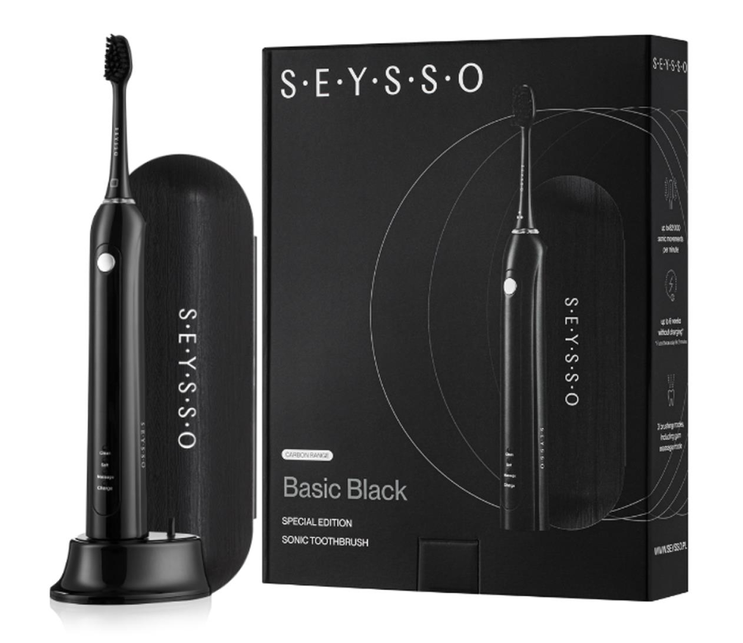Seysso Carbon Basic Black + etui + końcówka