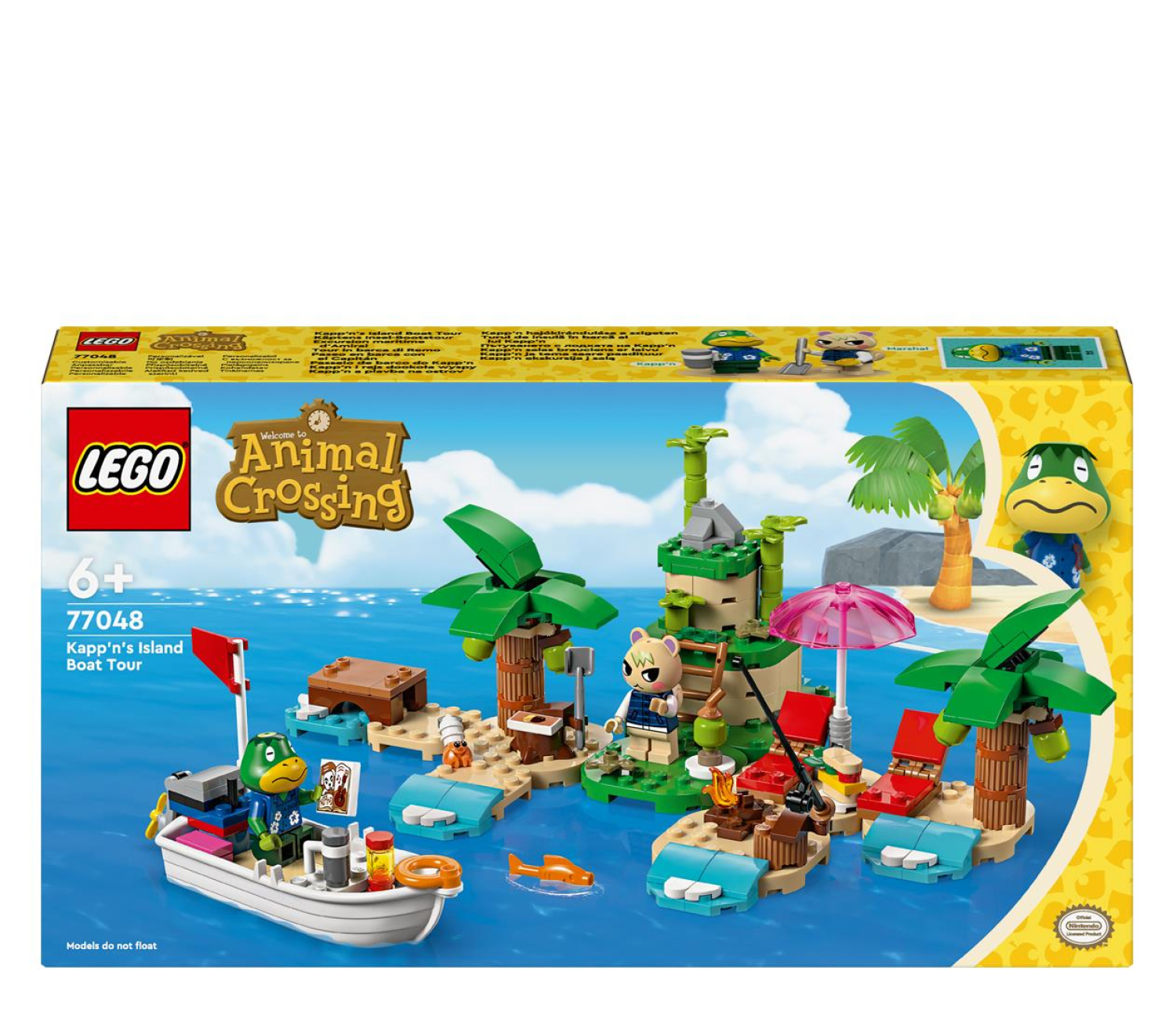 Klocki LEGO Animal Crossing Rejs dookoła wyspy Kapp’n (77048) Wielokolorowy