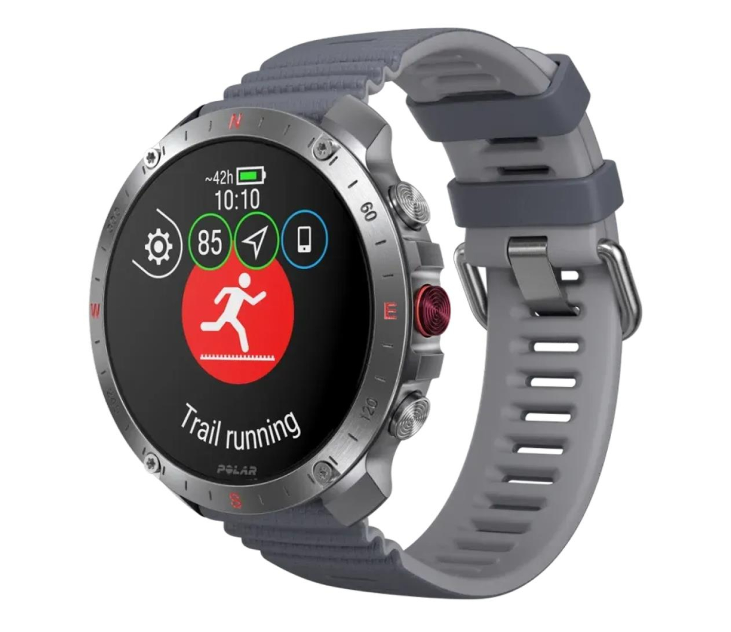 Polar Grit X2 Pro srebrny