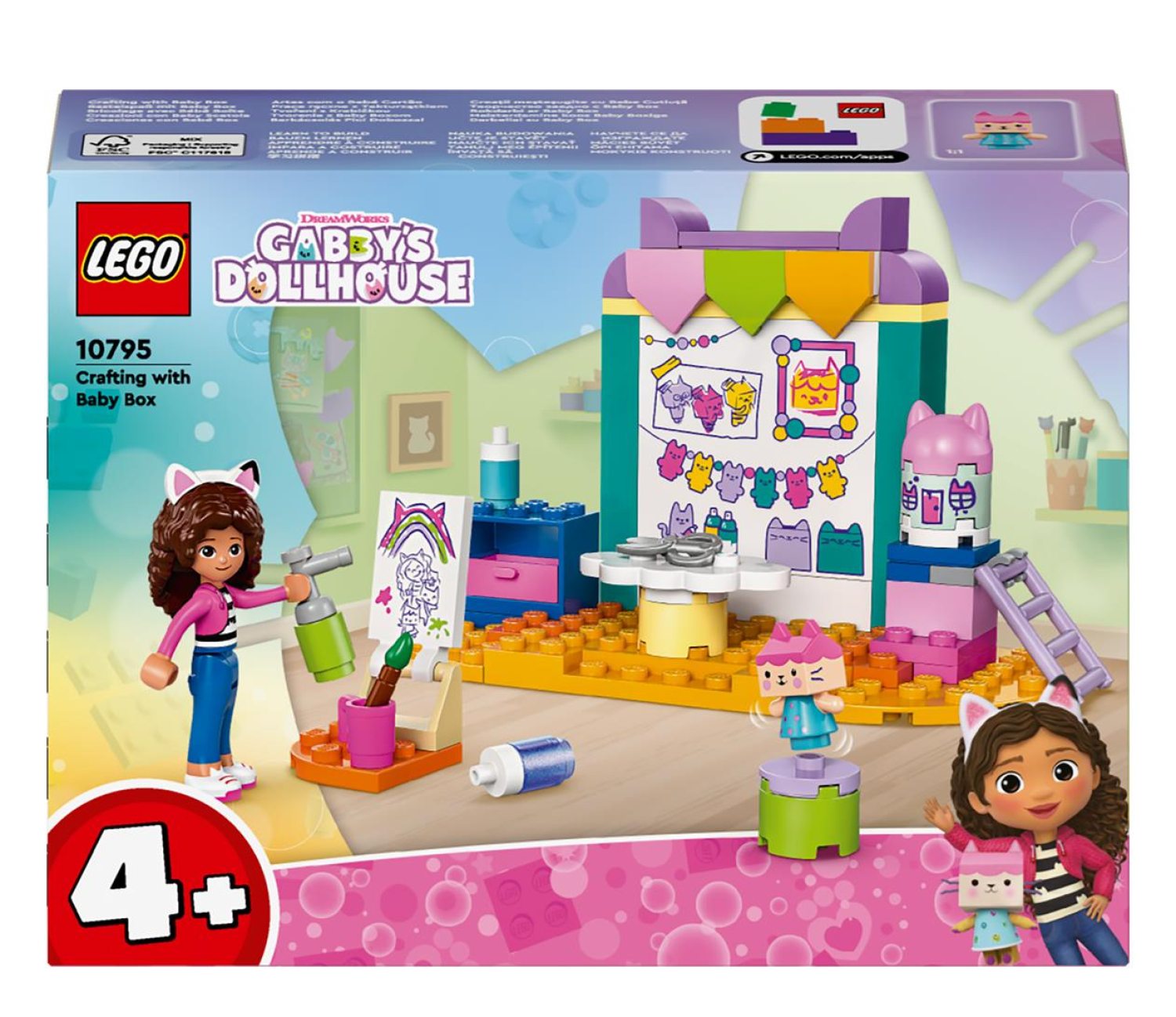 LEGO Koci domek Gabi 10795 Prace ręczne z Tekturzątkiem
