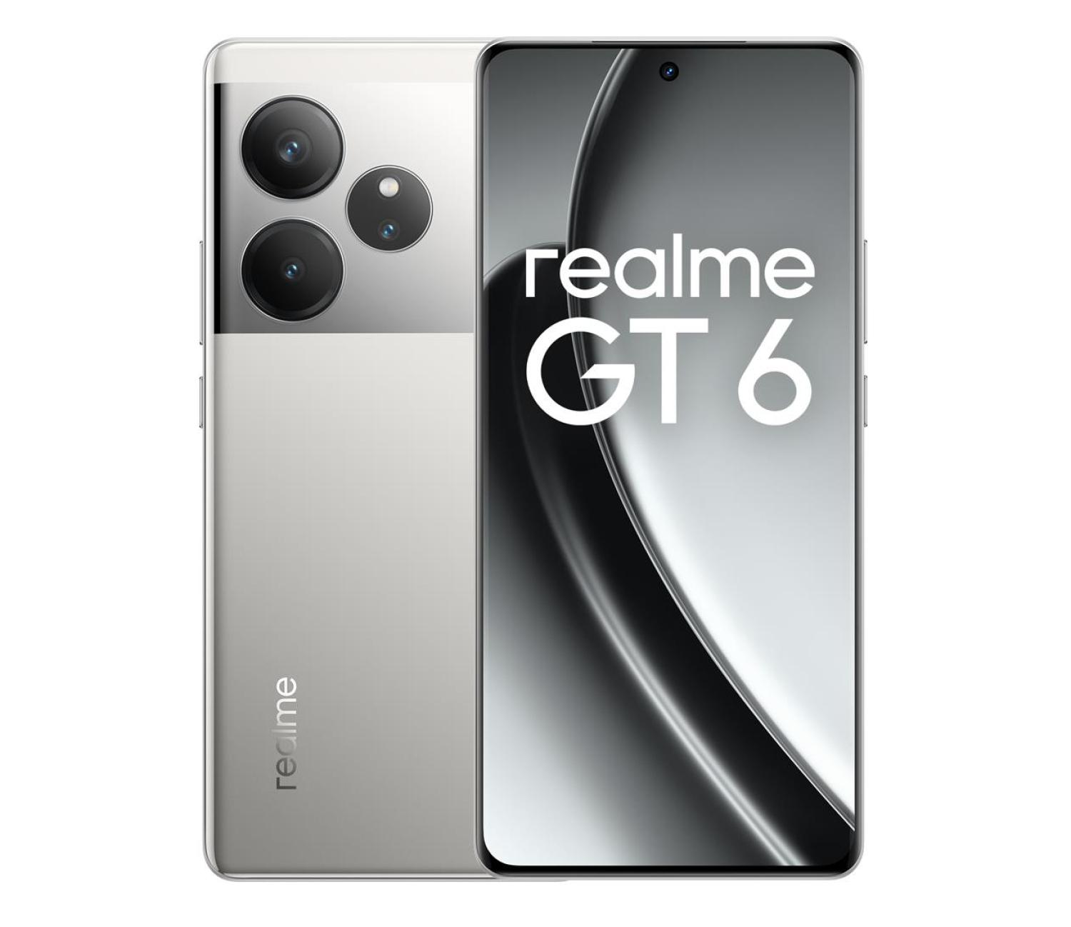 realme GT6 12/256GB LYT-808 Sensor OIS 120W Fluid Silver