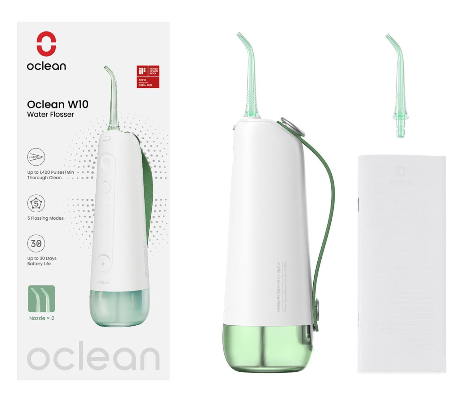 Oclean W10 zielony