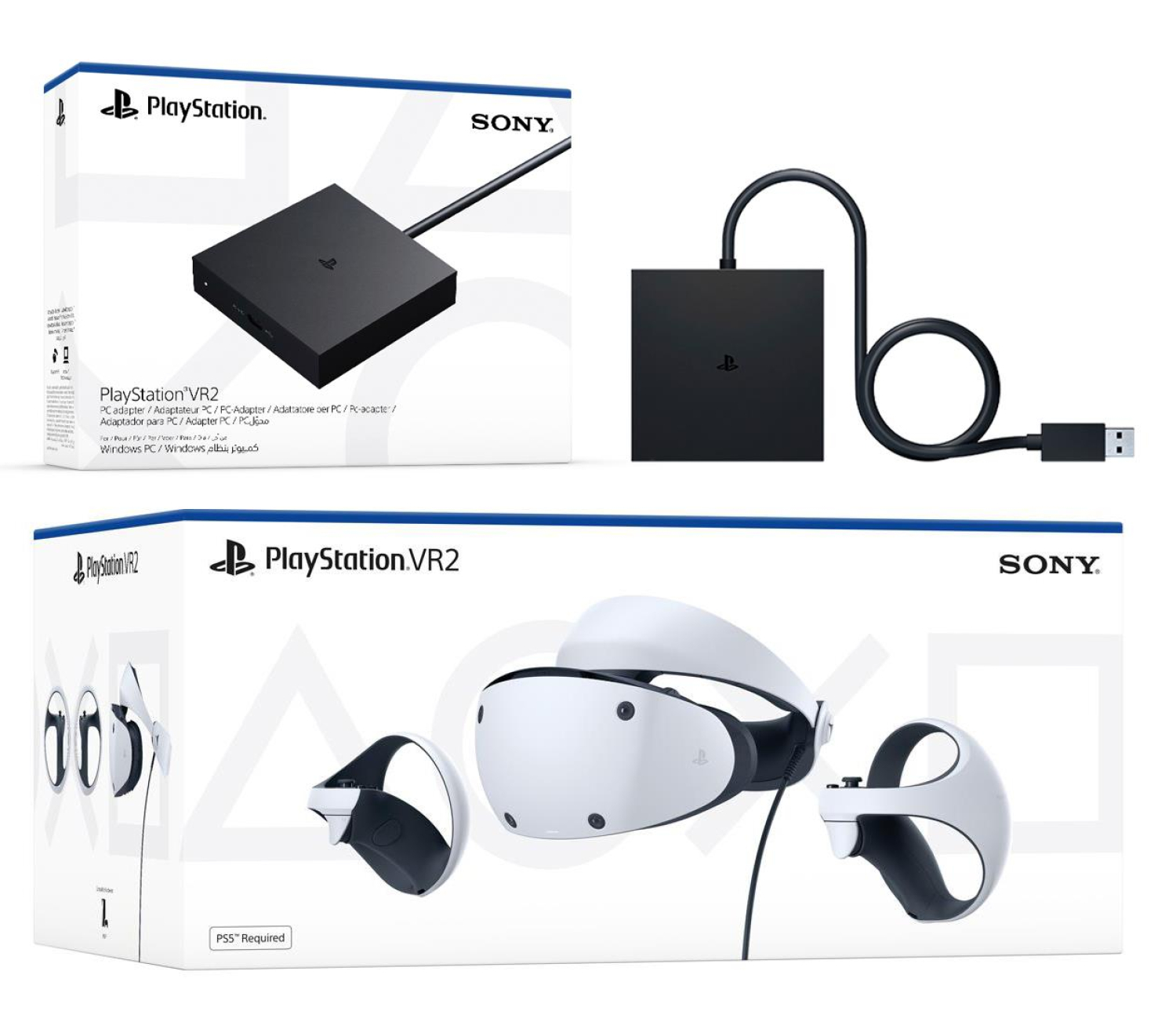 Sony PlayStation VR2 + Sony VR2 PC ADAPTER