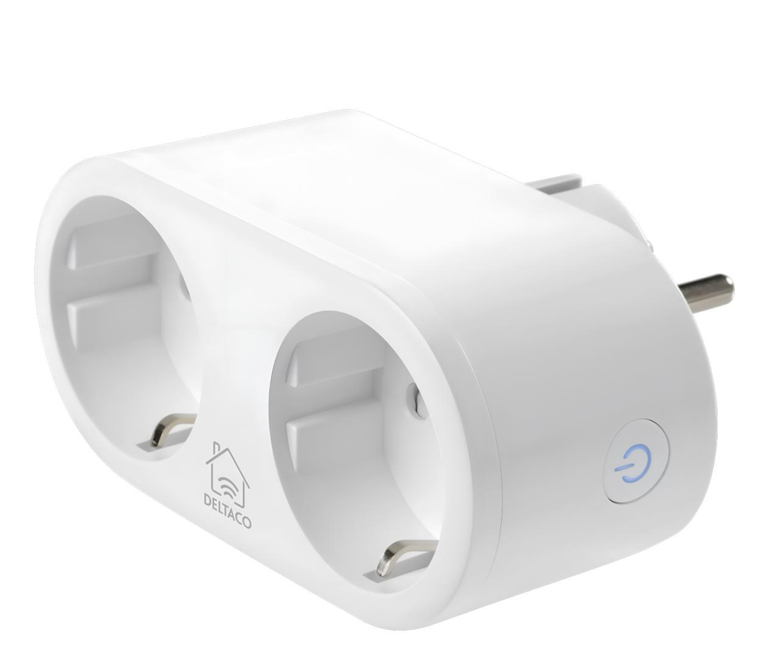 Deltaco Inteligentne gniazdko podwójne SH-P02E (WiFi)