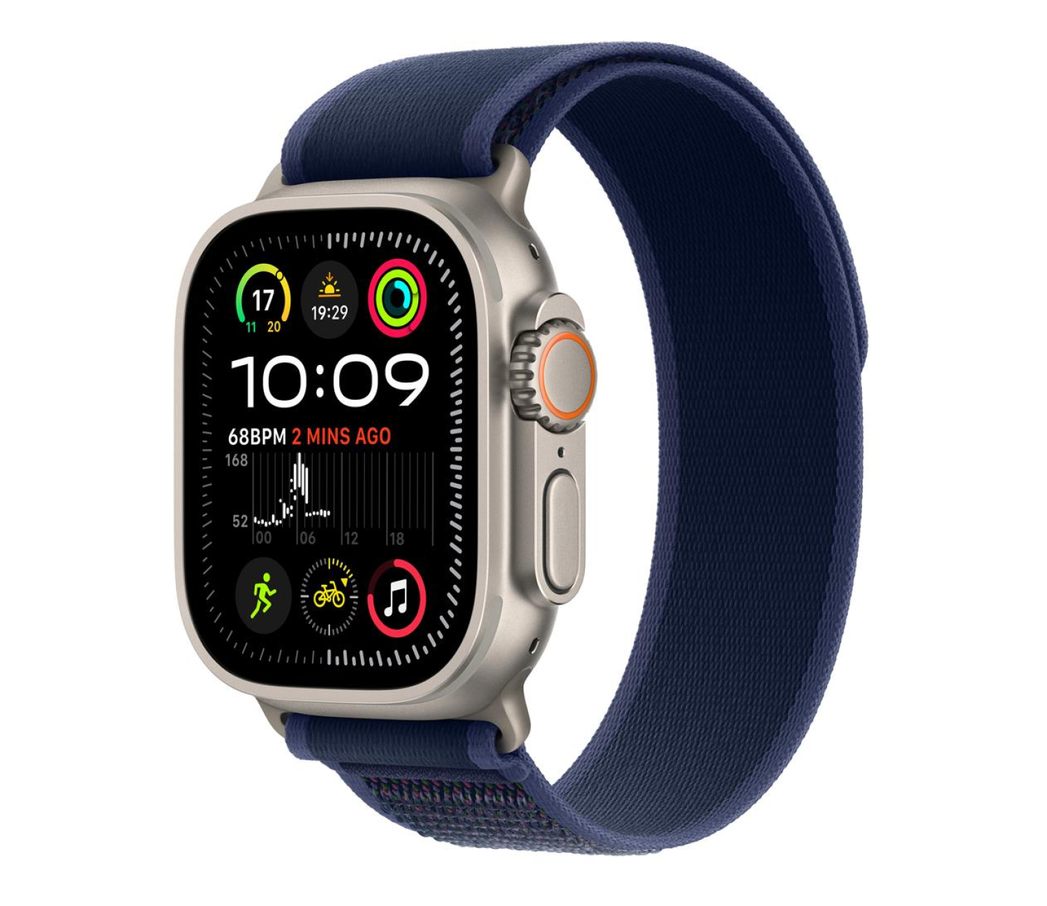 Apple Watch Ultra 2 Titanium/Black Trail Loop M/L LTE