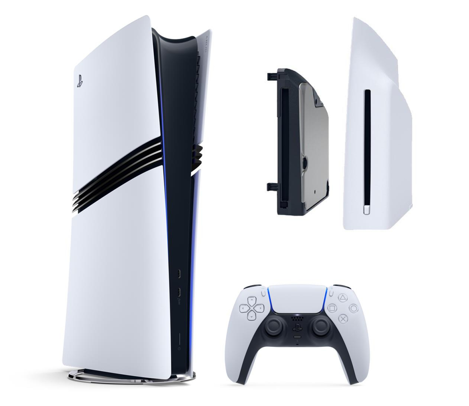 Sony PlayStation 5 Pro + Disc Drive + Vertical Stand