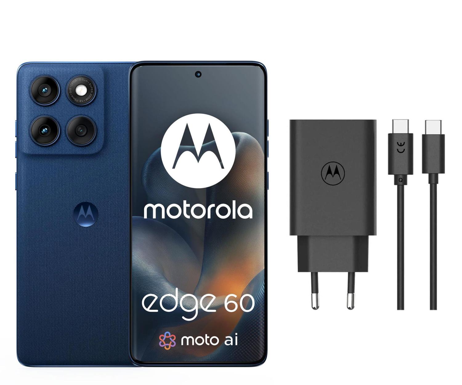 Motorola edge 60 5G 12/512GB Gibraltar Sea 120Hz + Ładowarka 68W