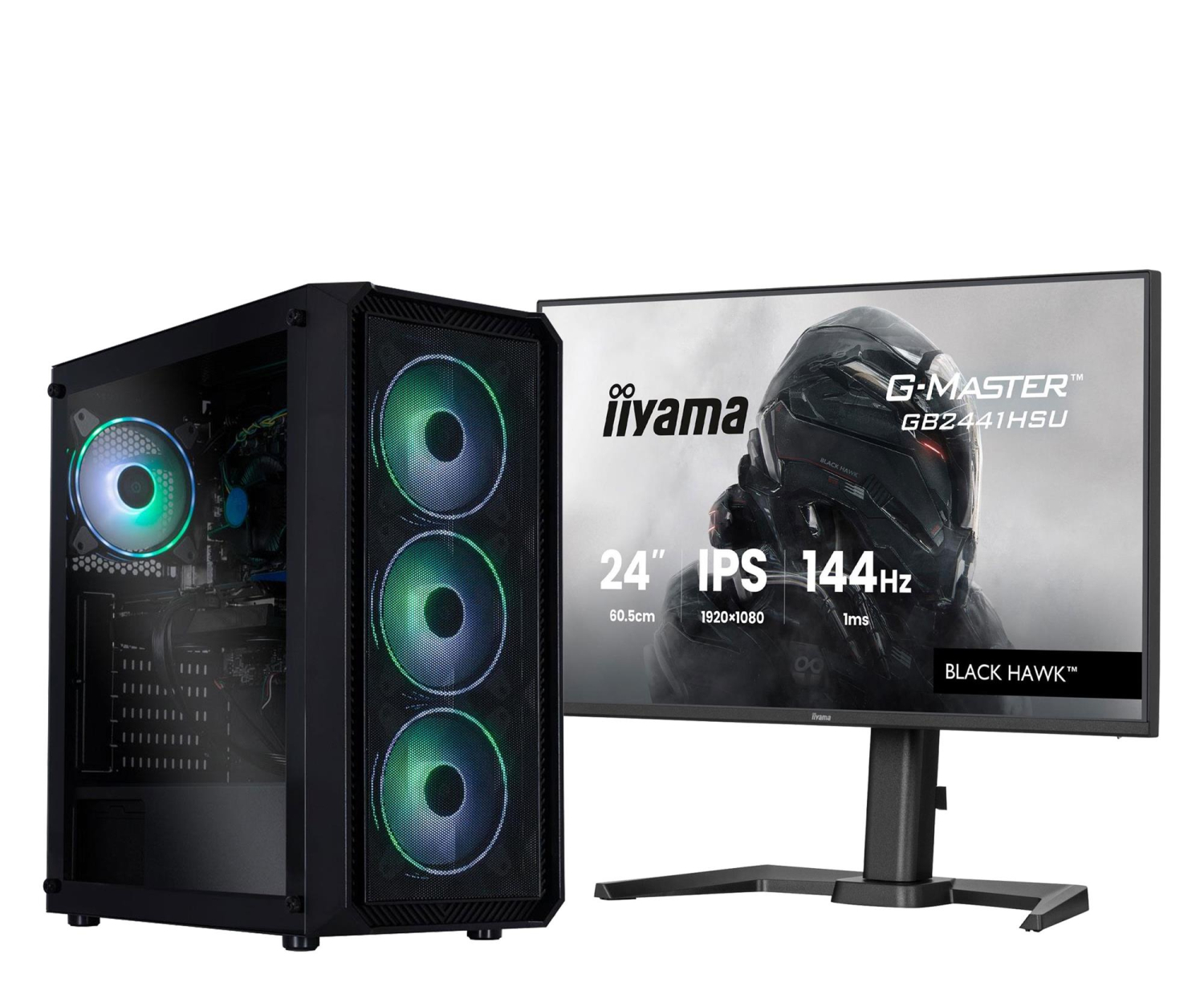 Polecany zestaw i5-12400F/32GB/1TB/RTX5050/W11X + G-Master GB2441HSU-B1