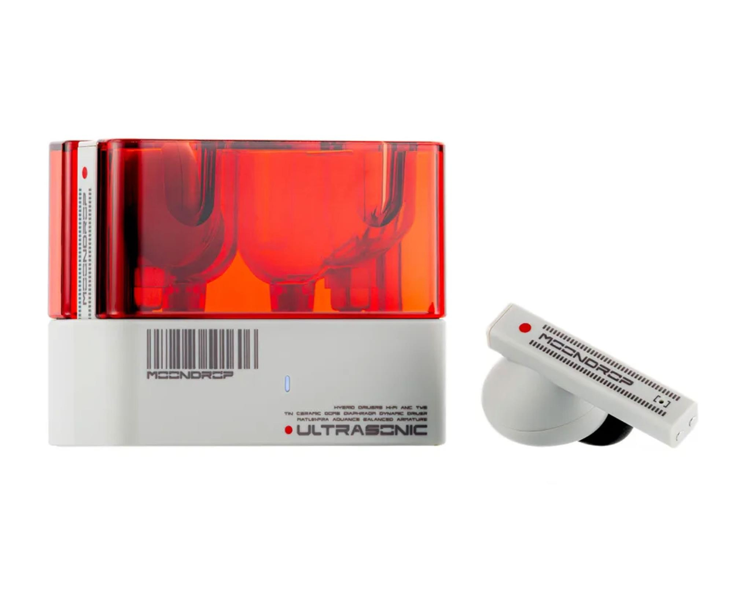 Moondrop Ultrasonic Hybrydowe IEM TWS z ANC