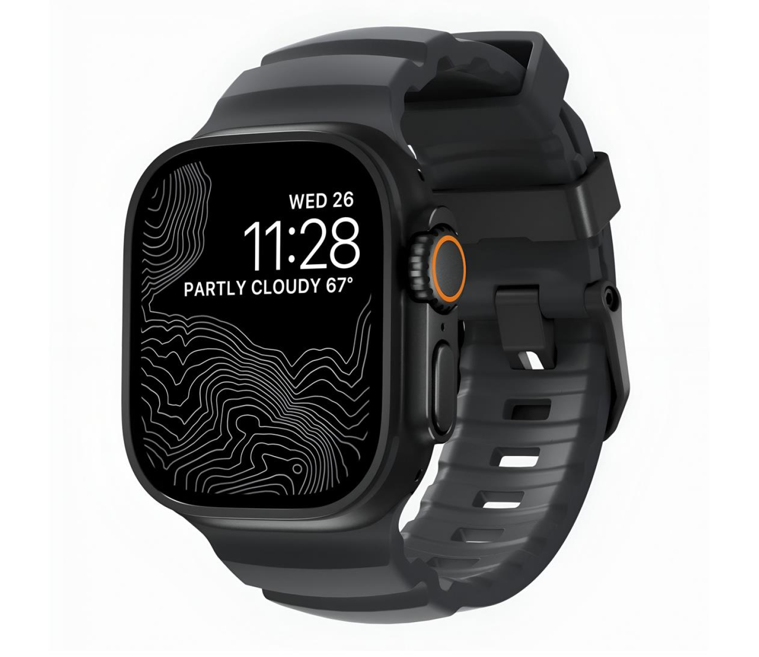 Nomad Rocky Point Band Apple Watch 49/45/44/42mm black/storm