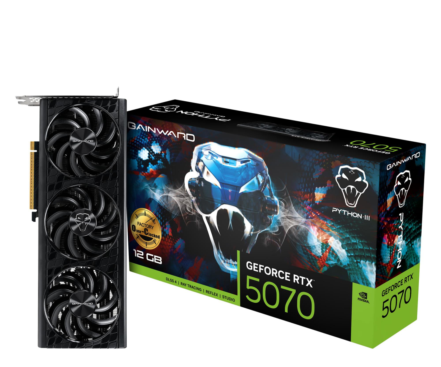 Gainward GeForce RTX 5070 Python III OC 12GB GDDR7 DLSS5