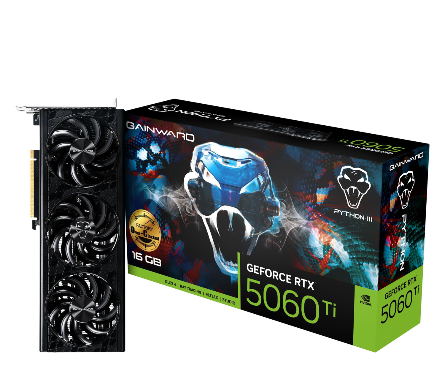 Gainward GeForce RTX 5060 Ti Python III OC 16GB GDDR7 DLSS5