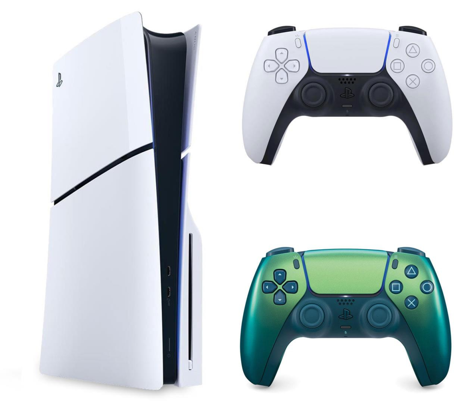 Sony PlayStation 5 Slim + DualSens Chrome Teal