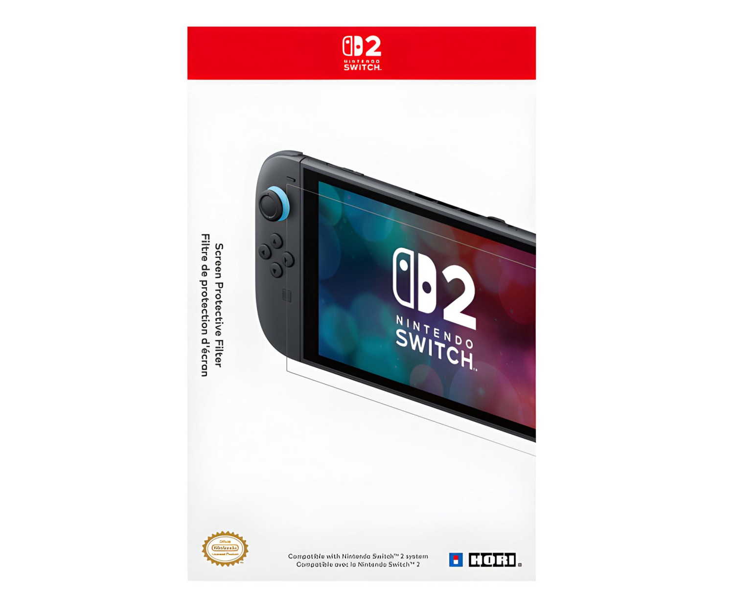 Folia ochronna HORI Screen Protective Filter do Nintendo Switch 2 Przezroczysty