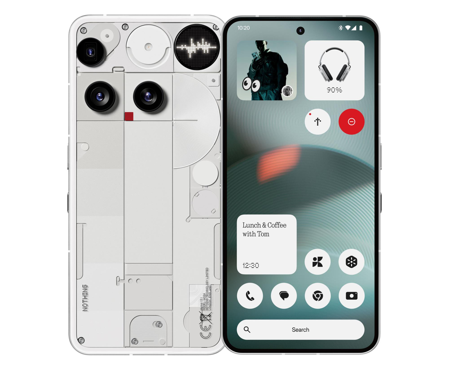 Nothing Phone (3) 5G 12/256GB White 120Hz