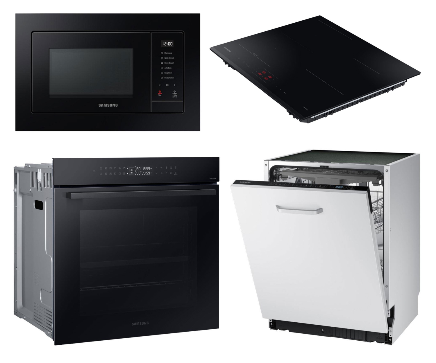 Samsung ZESTAW NV7B42251AK+NZ64B5045GK/U2+DW60M6031BB+MS23A7318AK