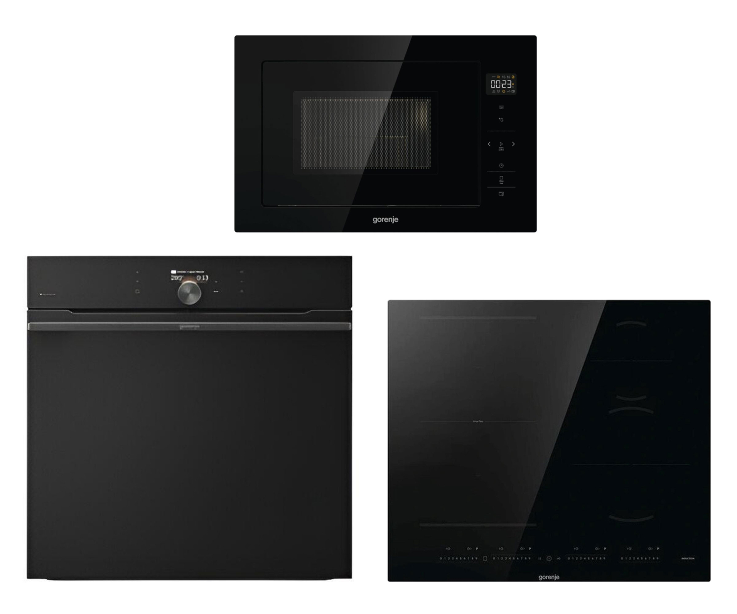 Gorenje ZESTAW Piekarnik BP6138B+Płyta GI6432BSCE+BM251SG2BG