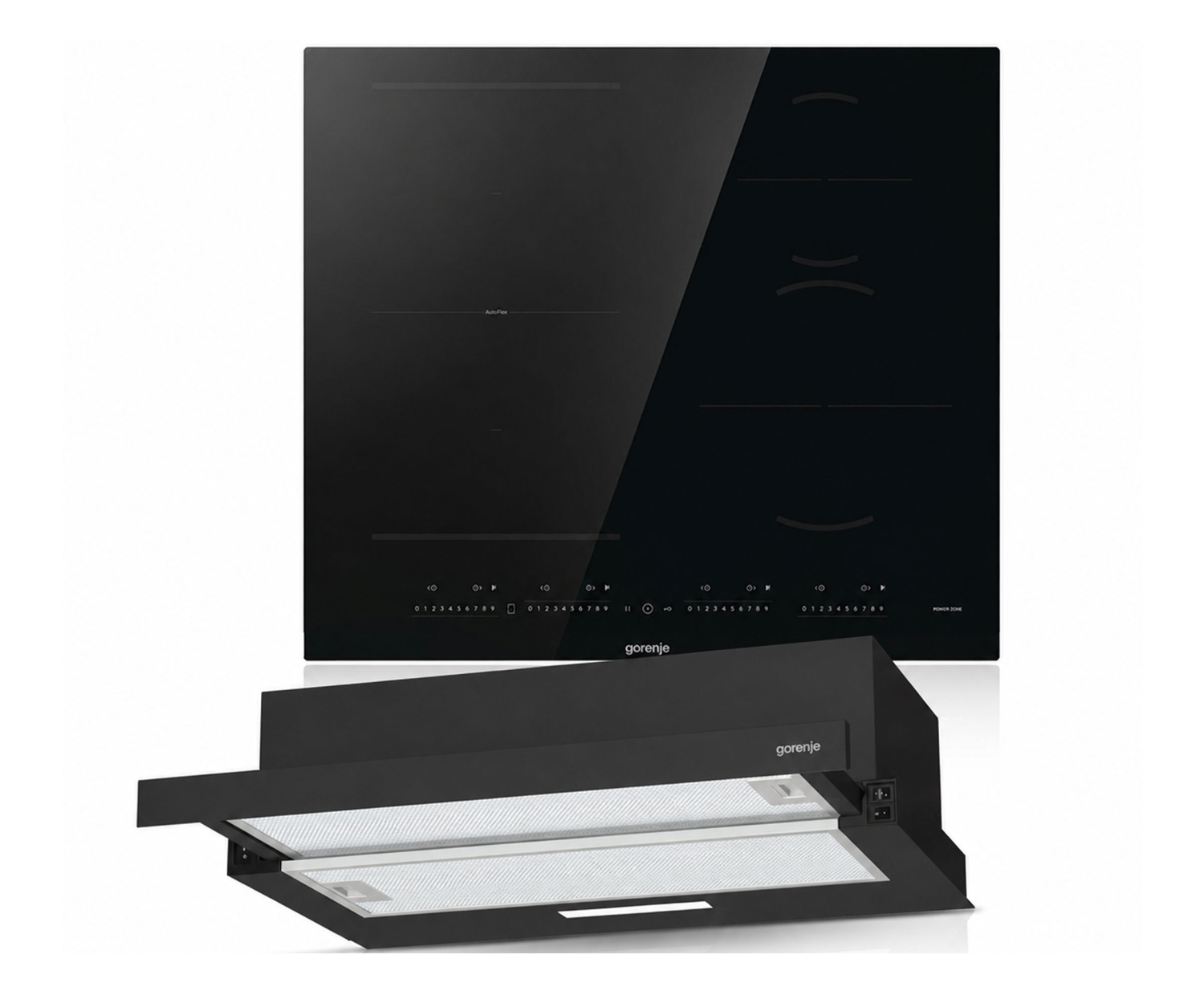 Gorenje ZESTAW Płyta GI6432BSCE + Okap TH60E3B