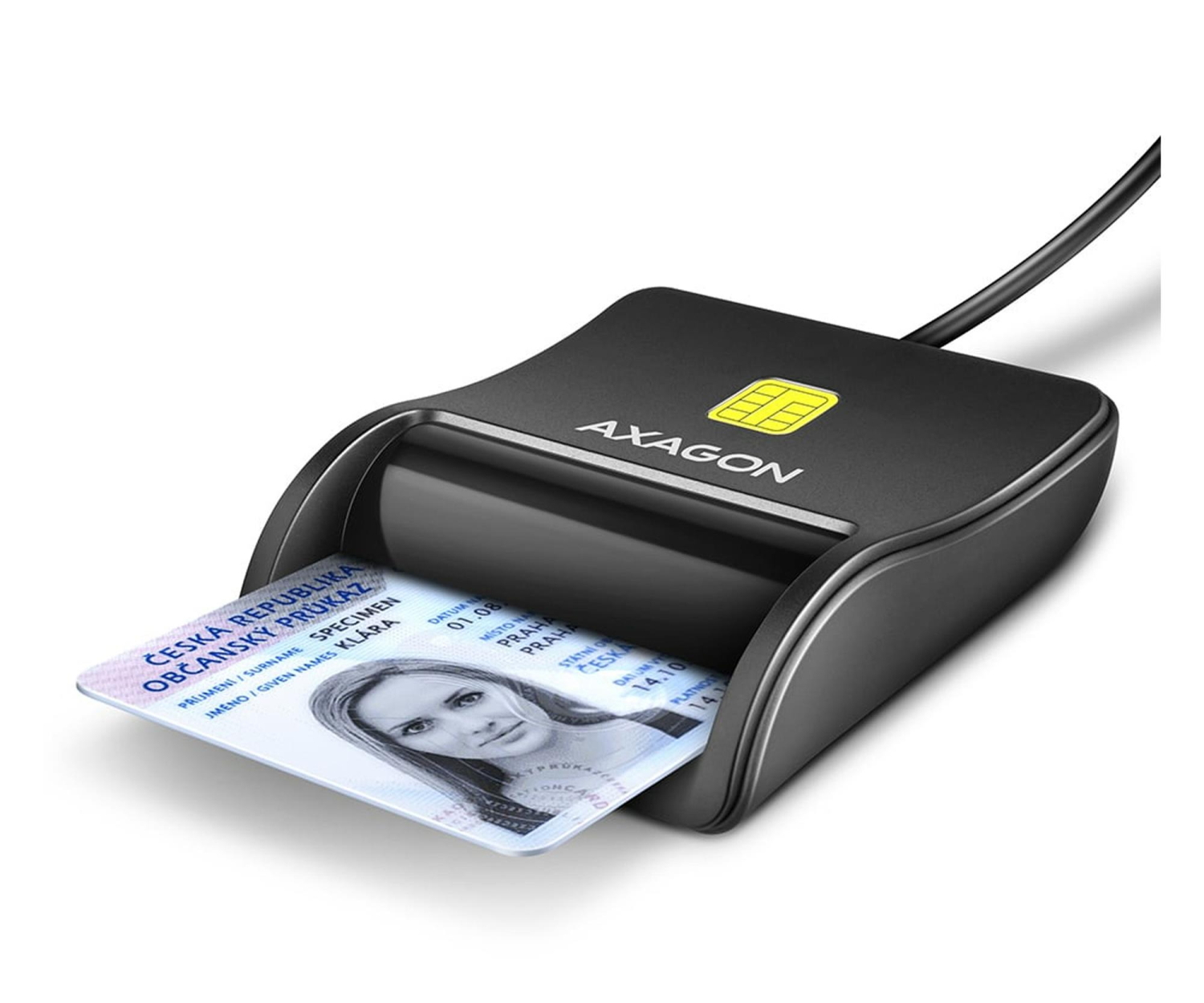 Axagon CRE-SM3N Smart card FlatReader czytnik