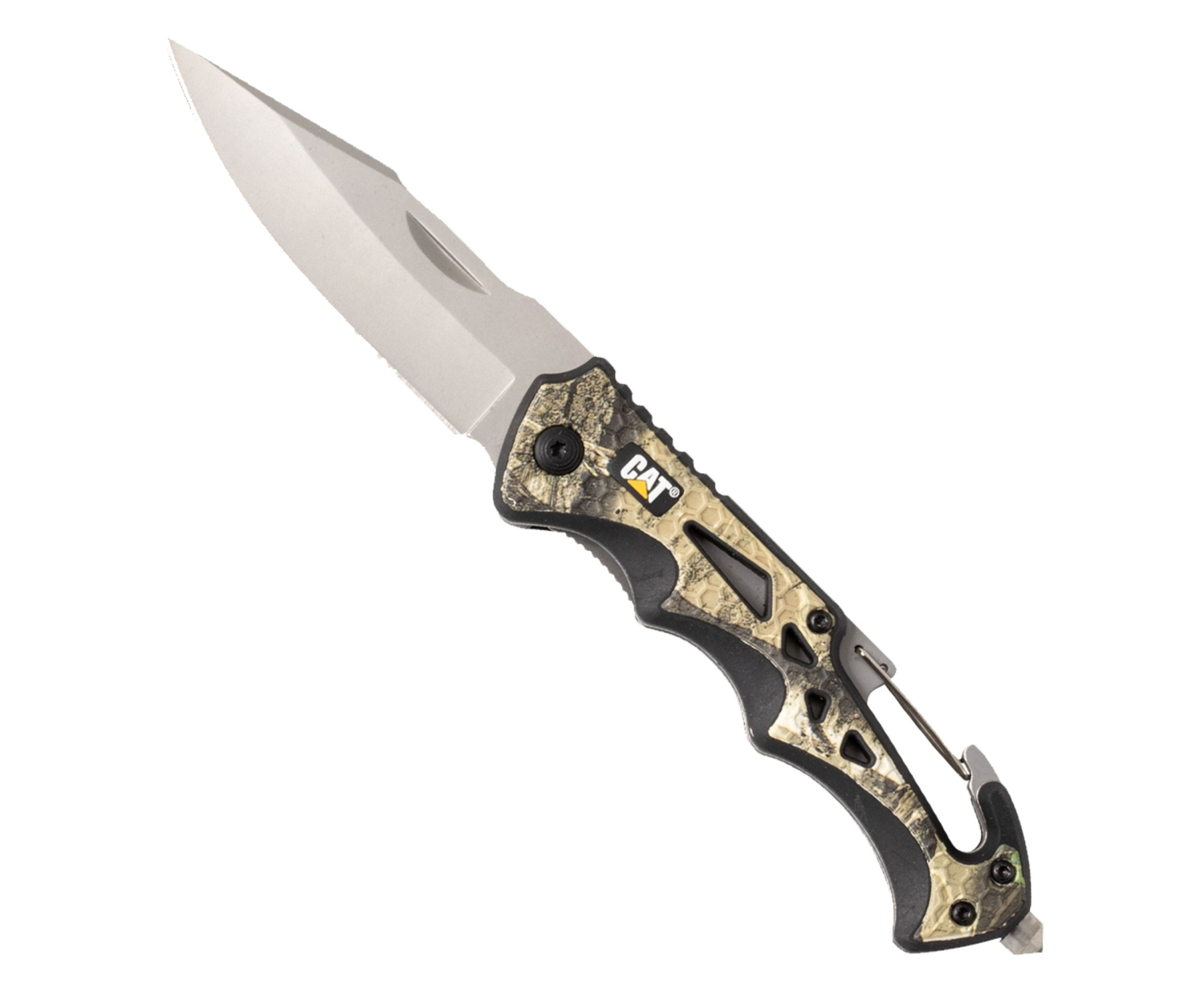 Cat Nóż 19,0cm Folding Knife Real Tree Camouflage