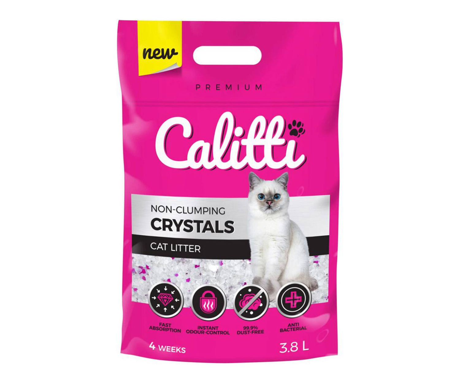 Calitti Crystals żwirek silikonowy 3,8 l