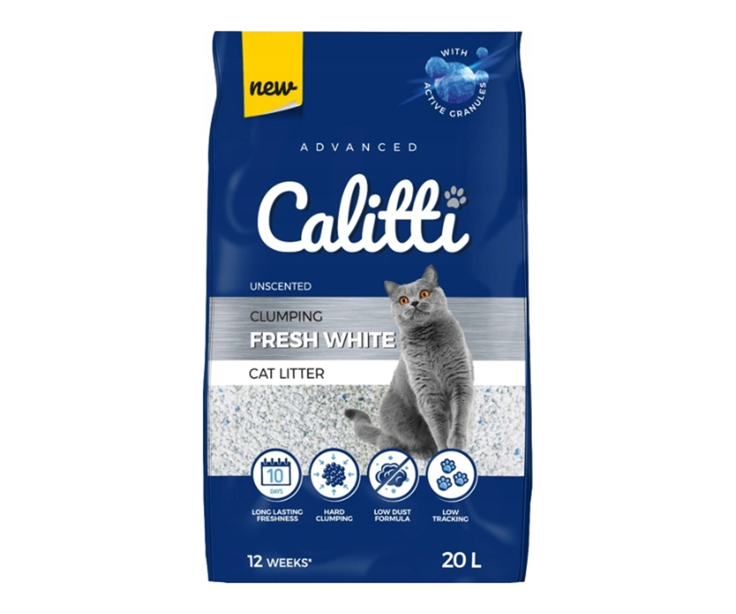 Calitti Fresh White żwirek beonitowy 20 l
