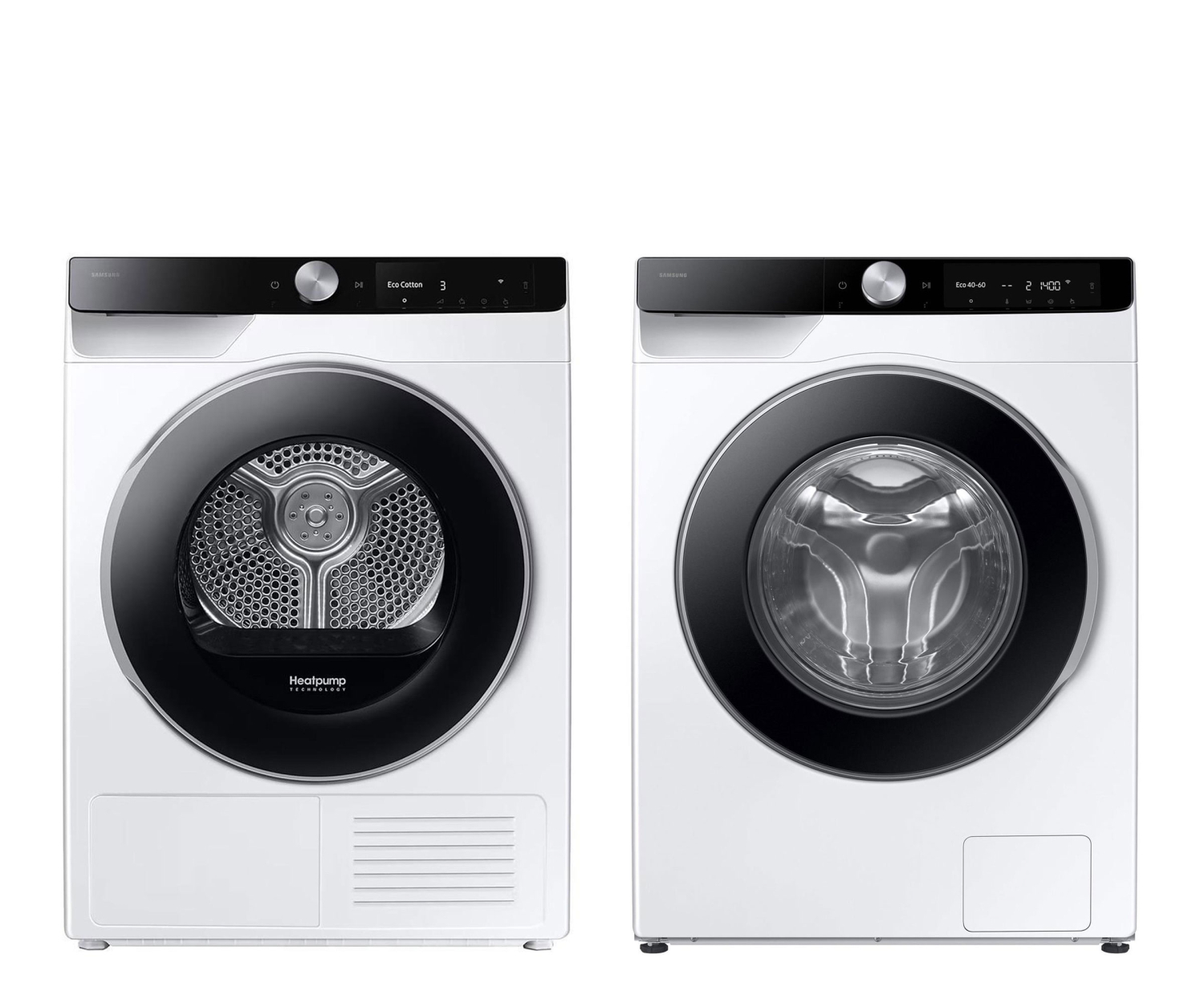 Samsung ZESTAW Suszarka DV90DG6845LKU4+Pralka WW90DG6U25LKU4