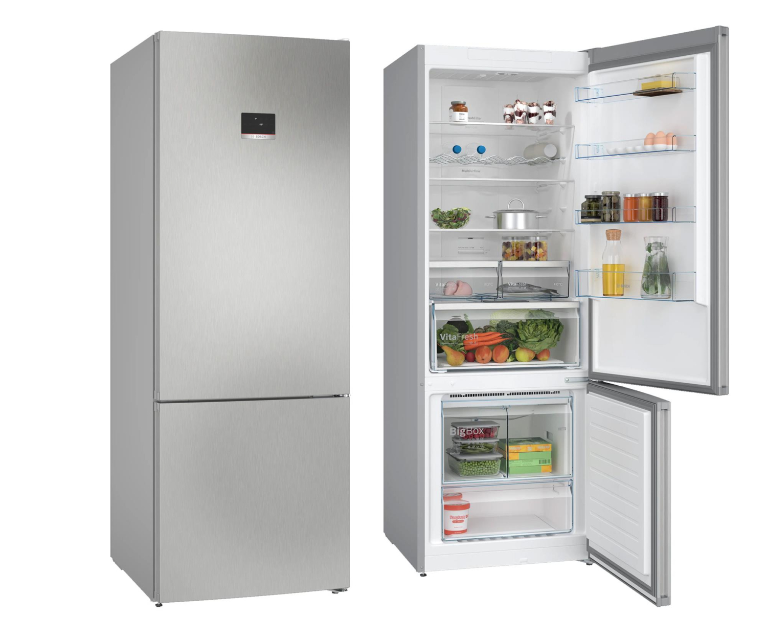 Bosch KGN56XLEB No Frost 193cm Inox Komora Zero 508L
