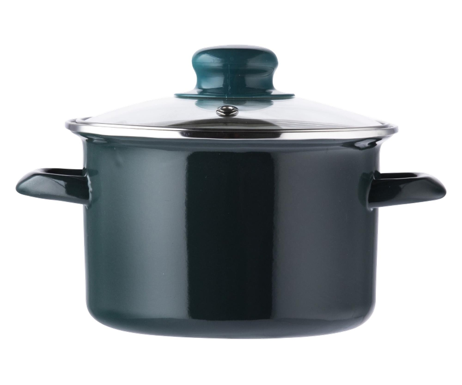 Altom Garnek emaliowany 16 cm 1,4 l pokrywka pinot indukcja