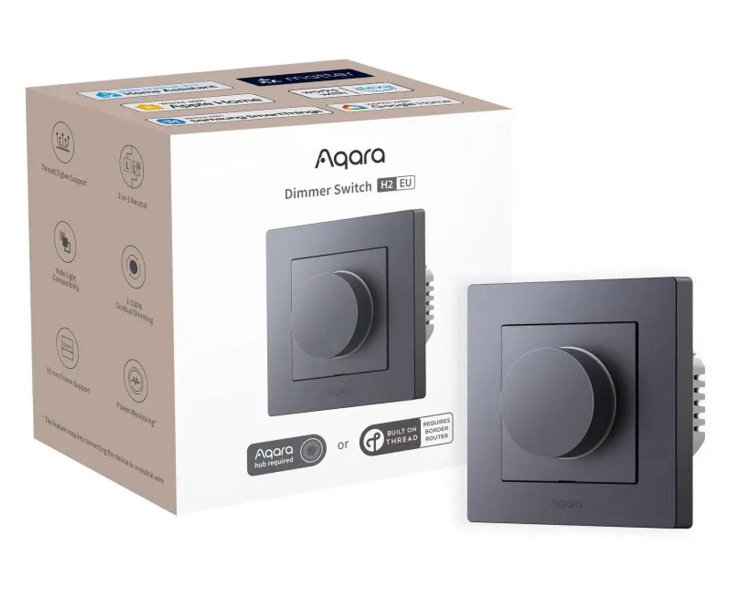 Aqara Aqara Dimmer Switch H2 EU Szary
