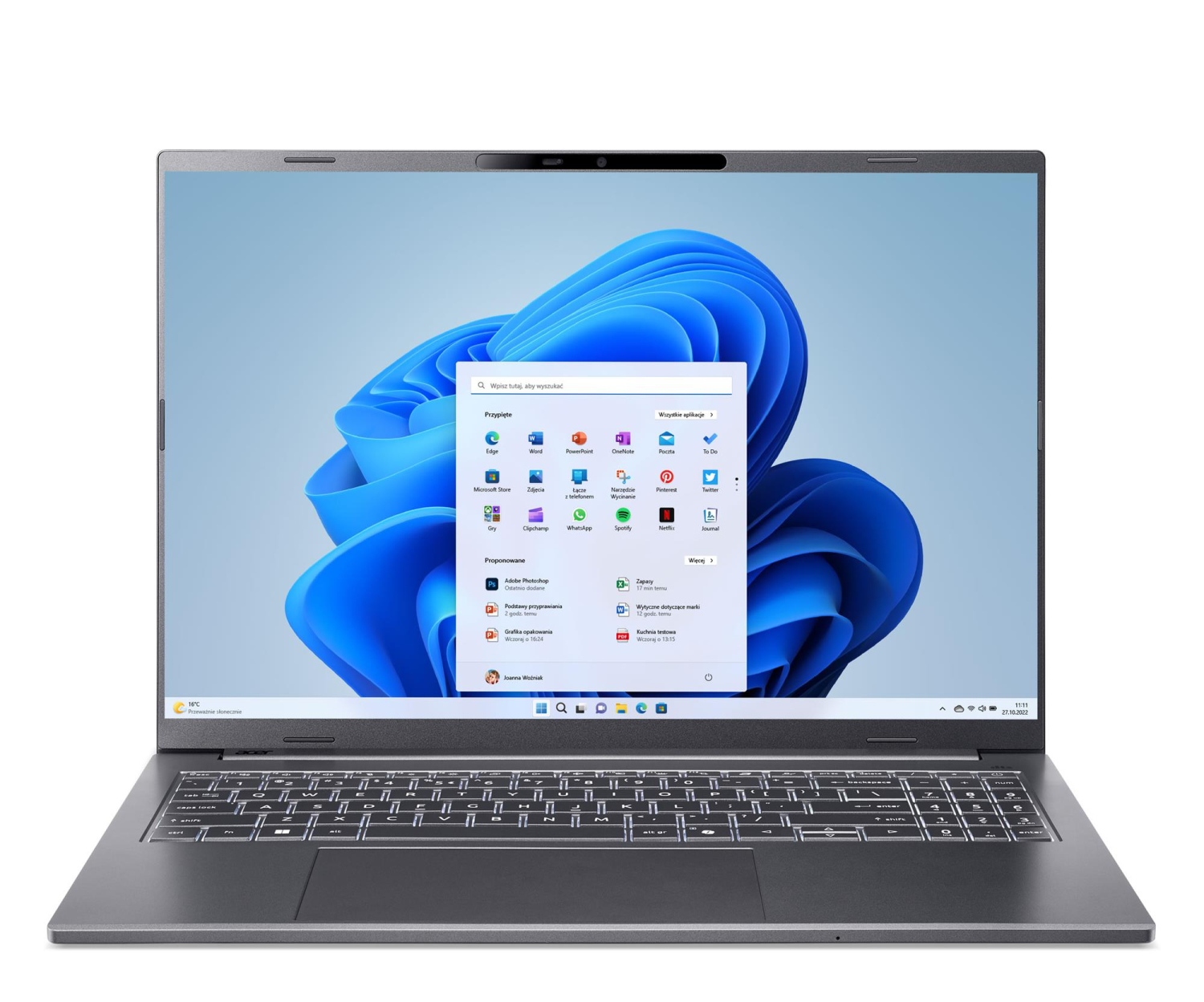 Acer Aspire 16 Ryzen AI 7-445/16GB/512/Win11 OLED