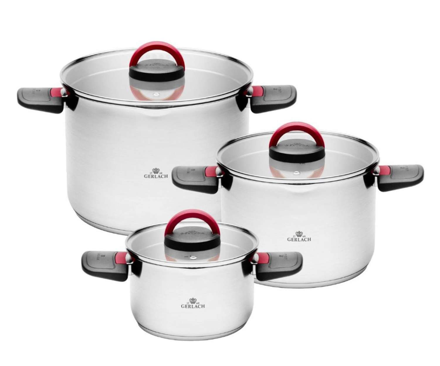 Gerlach Smart Plus zestaw garnków 6 el.