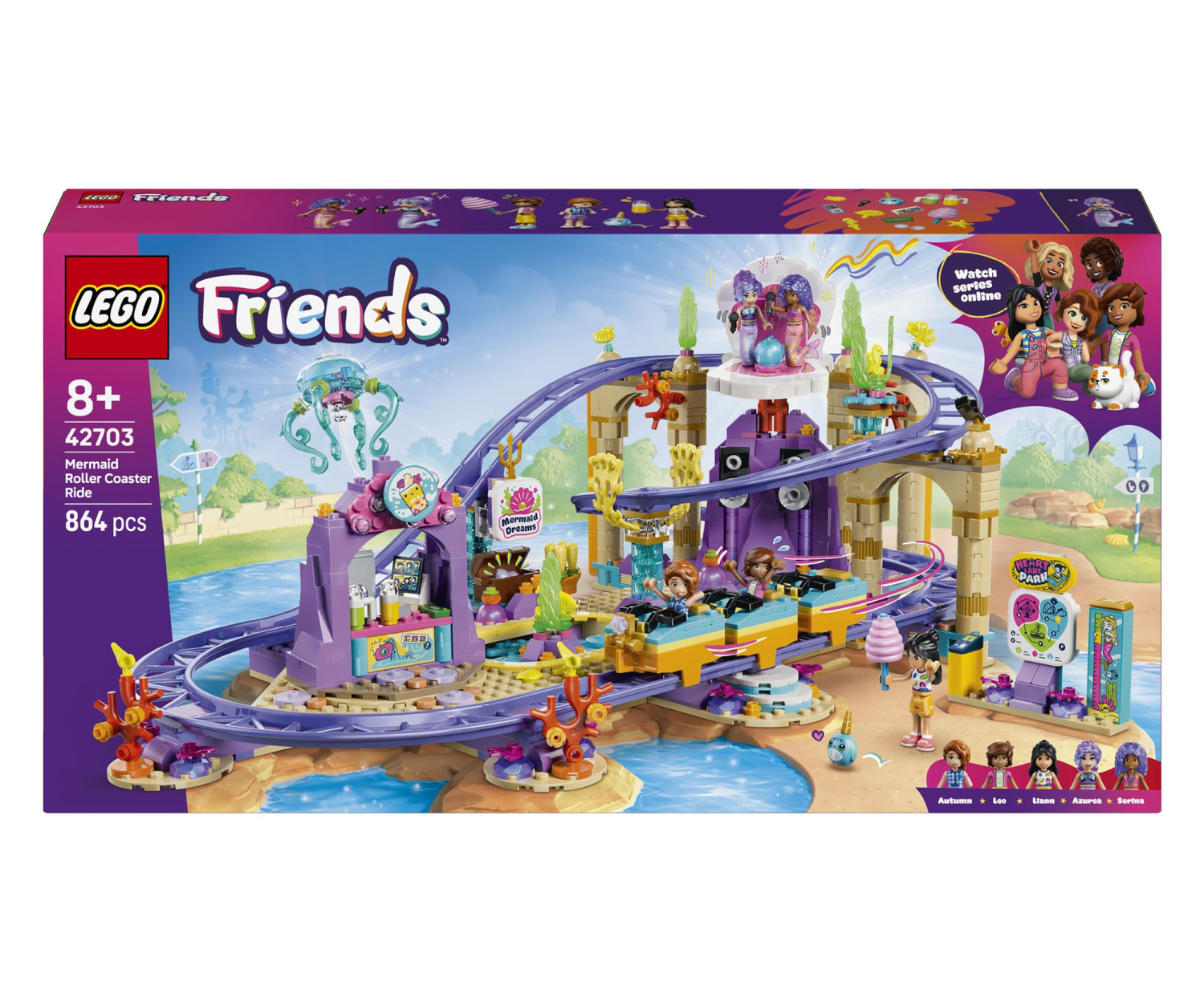 LEGO FRIENDS 42703 Syrenkowa kolejka górska