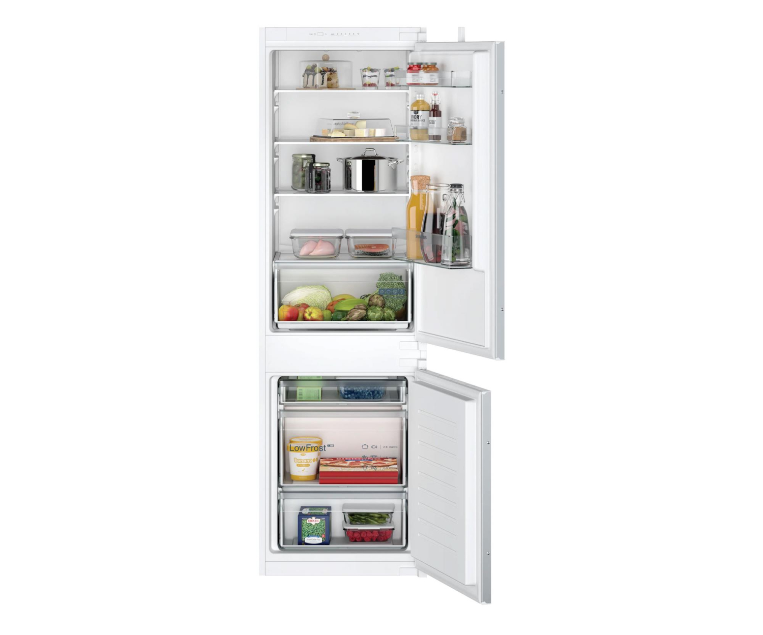 Siemens KI86VNSE0 LowFrost 177,2cm 35dB Zawiasy Ślizgowe 267L