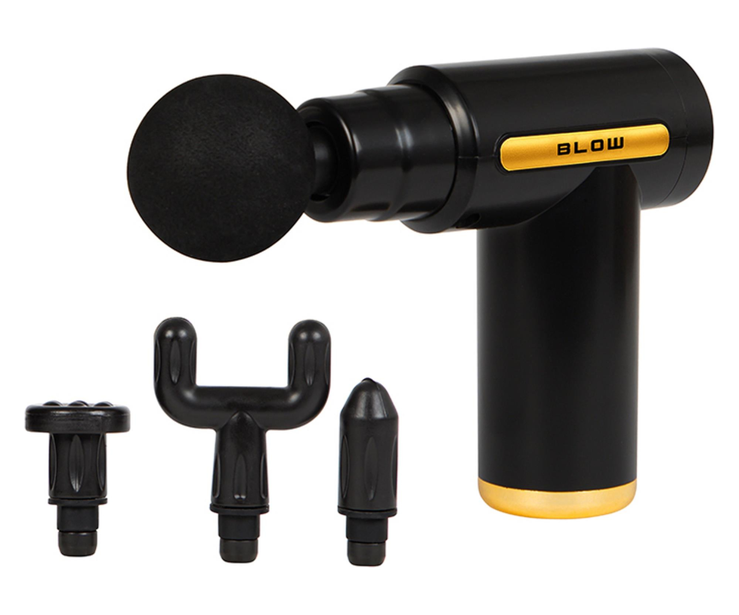 BLOW Pistolet do masażu Wave 3000 + 4 końcówki