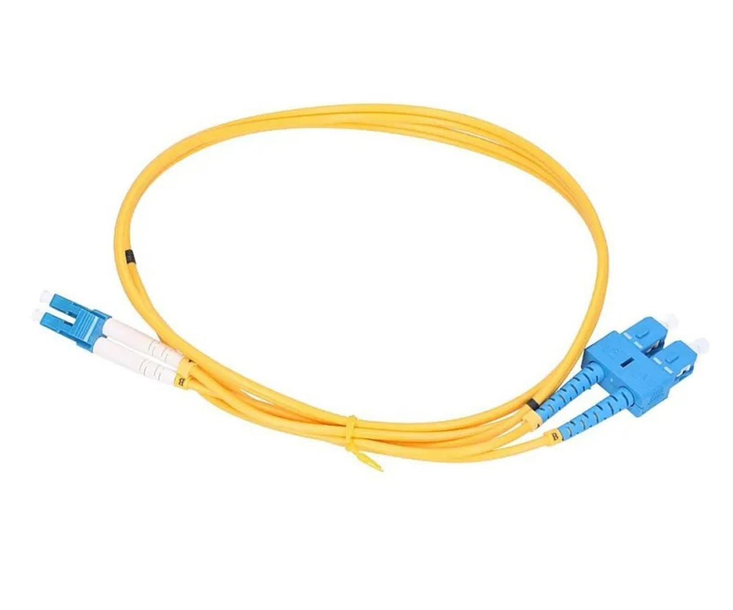 ExtraLink LC/UPC-SC/UPC Patchcord Jednomodowy Duplex G652D 3mm 10m