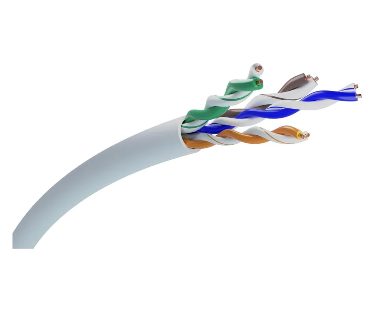 ExtraLink CAT5E UTP (U/UTP) V2 Wewnętrzny Kabel sieciowy 100M
