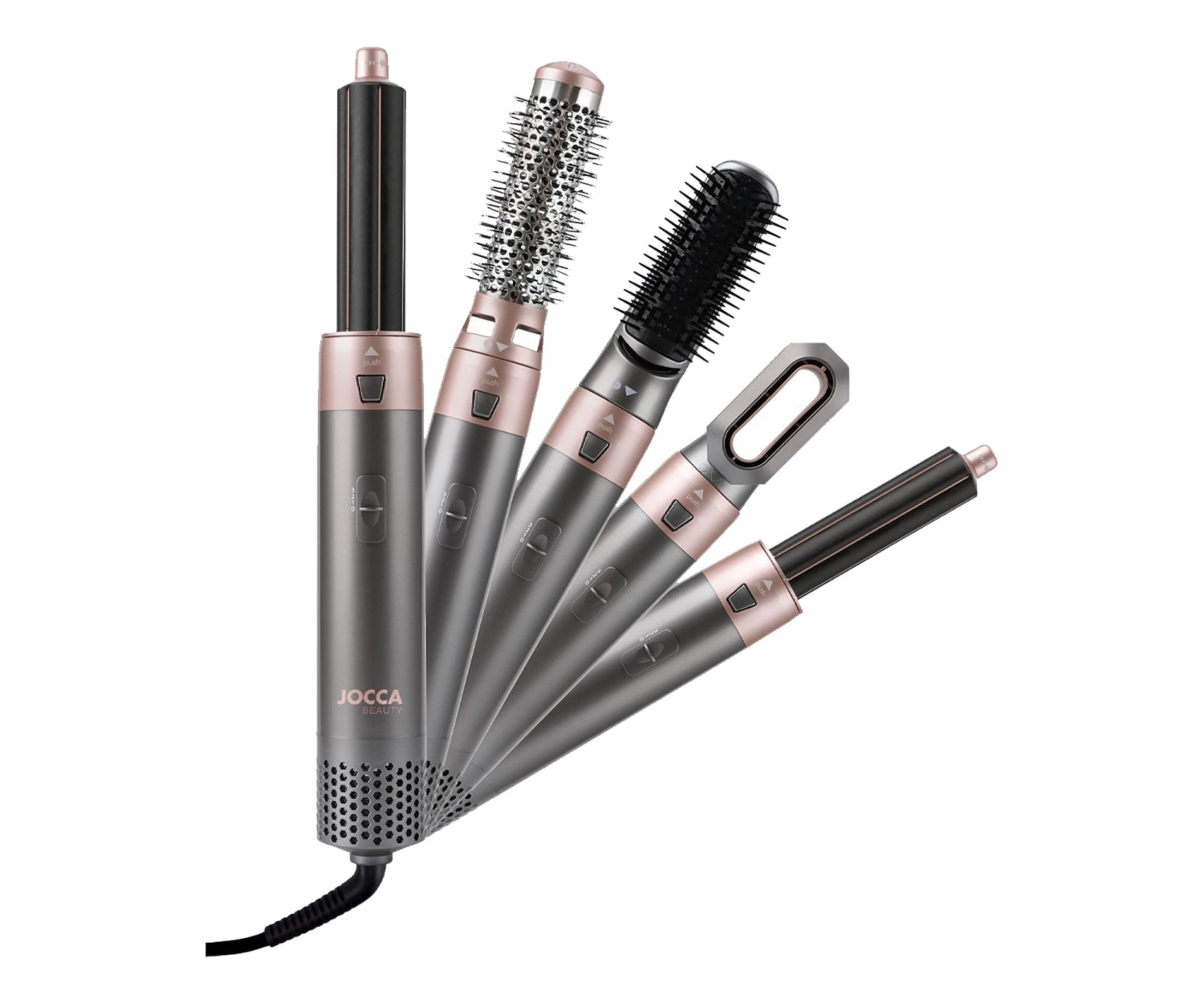 JOCCA Multistyler 2412 5w1 1000W 5 końcówek szary