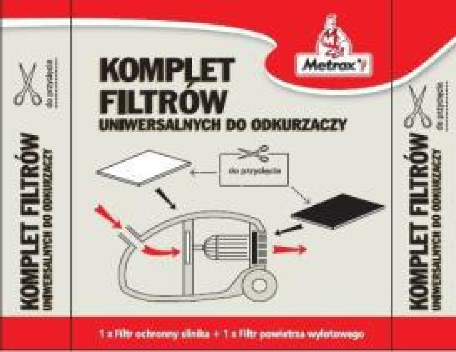METROX Komplet filtrów uniwersalnych do odkurzaczy