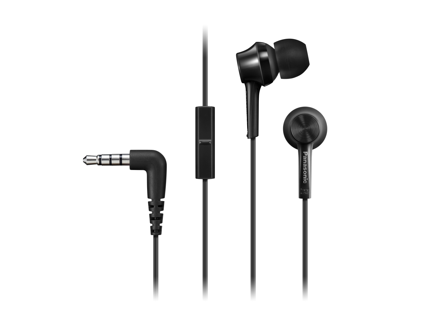 Panasonic SŁUCHAWKI DOUSZNE PANASONIC RP-TCM115E-K Czarne