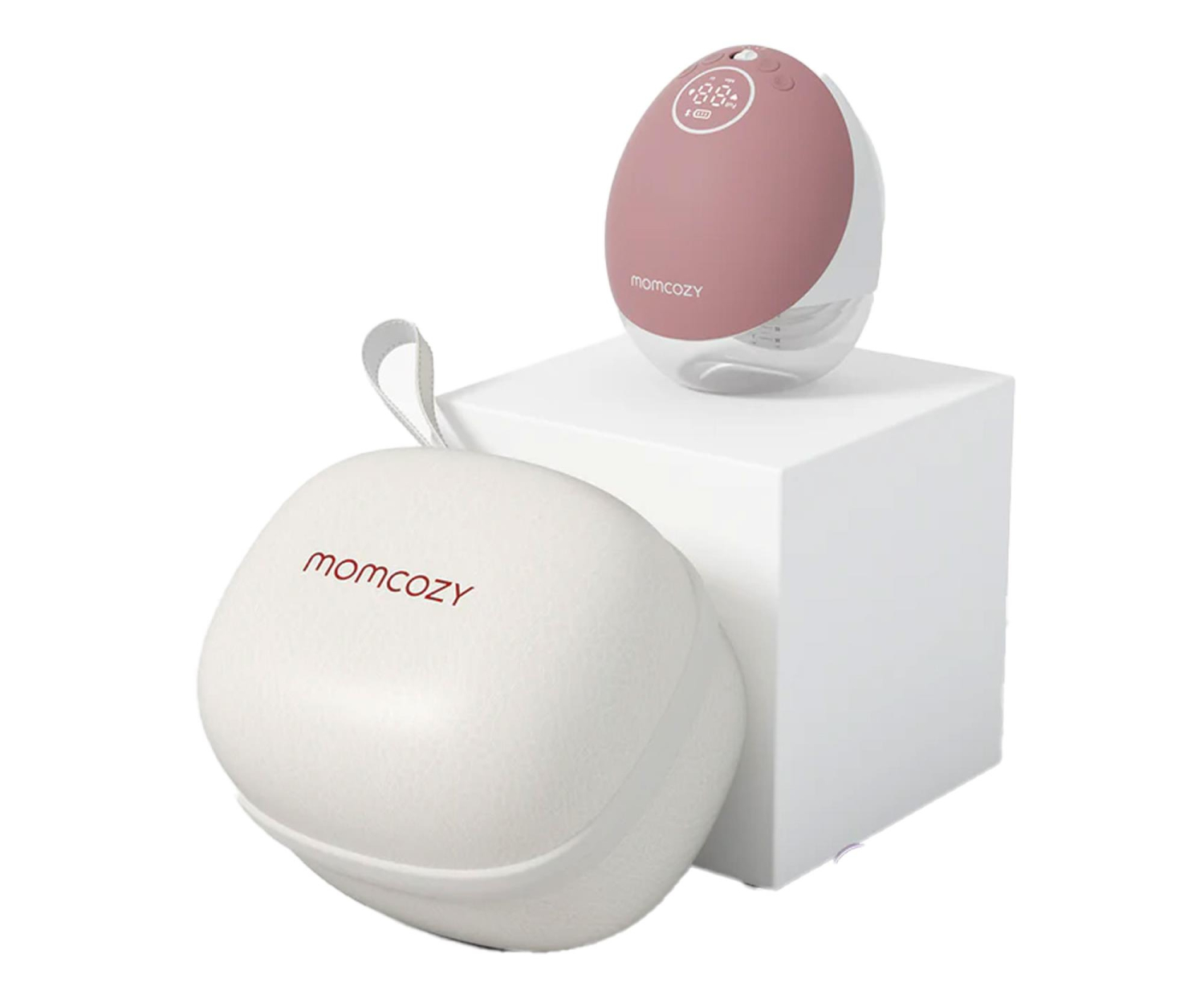 MOMCOZY Laktator M9 bezprzewodowy pojedynczy czerwony BP223