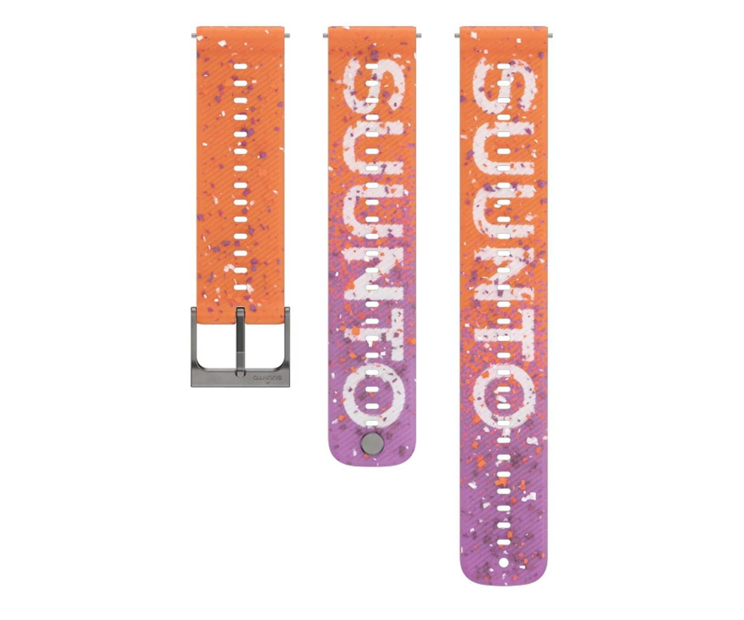 Suunto 22mm Athletic 6 Silicone Strap Power Orange S+M